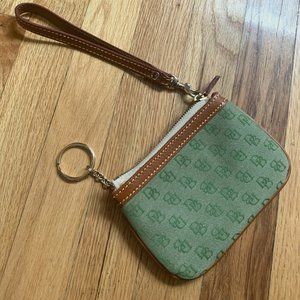 Dooney & Bourke Green Wristlet